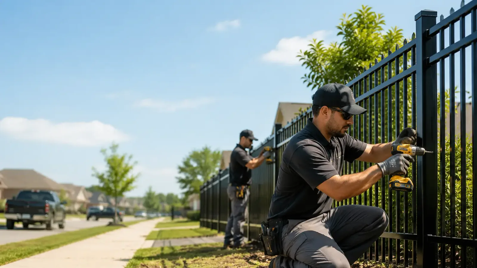 Metal Fence Installation in Sealy, TX